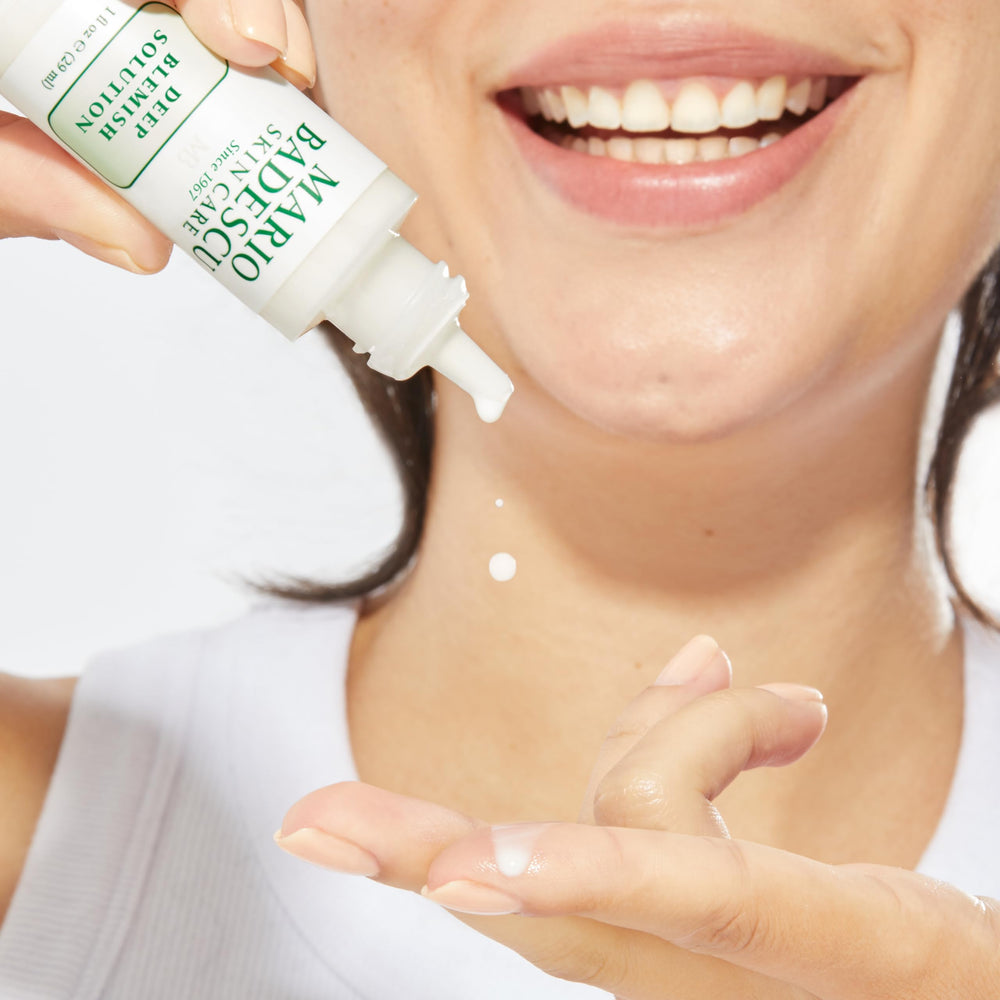 Mario Badescu Solución Profunda: aplicación directa en manchas para piel sensible