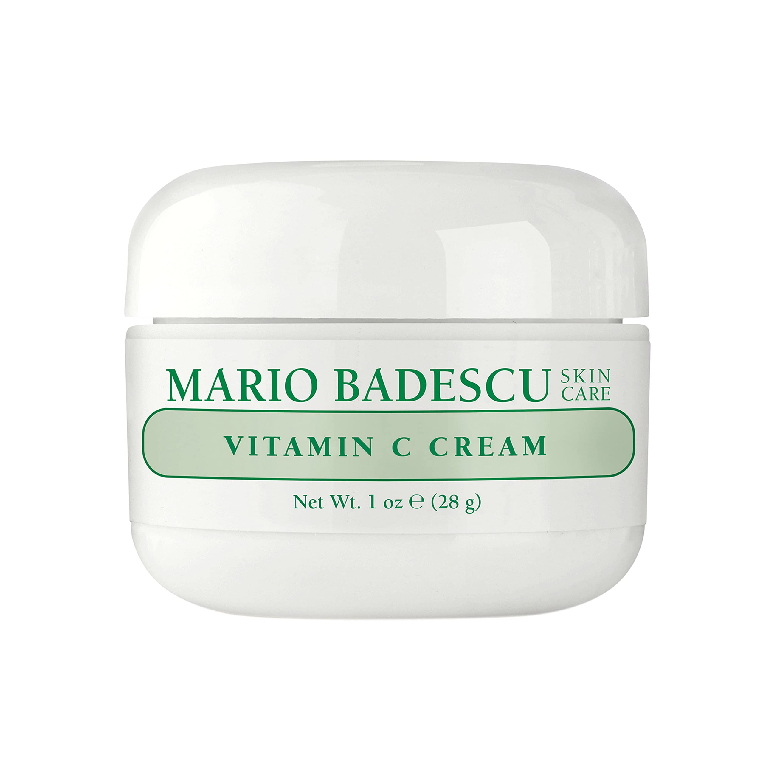 Mario Badescu Vitamin C Cream jar close-up showing brightening formula