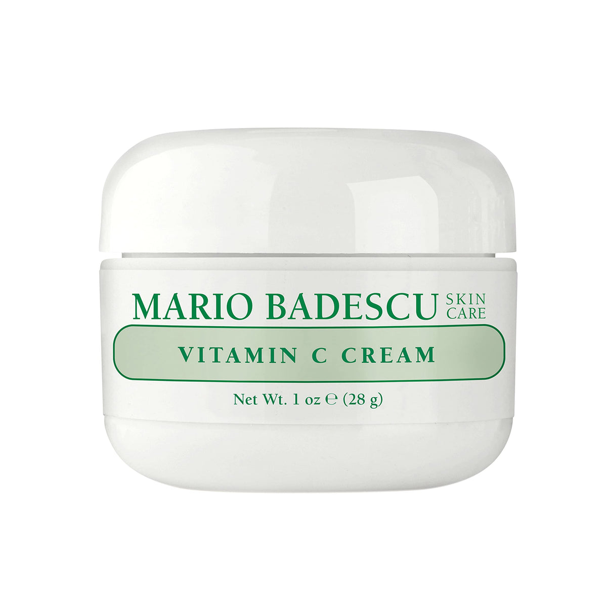 Mario Badescu Vitamin C Cream jar close-up showing brightening formula