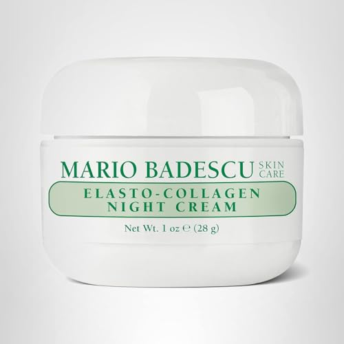 Vitaminas A y E en crema nocturna, cuidado suave para la piel.