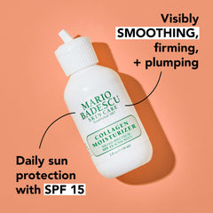 Mario Badescu SPF 15 label on jar indicating sun protection