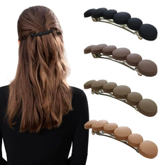 Markuii French hair barrette with no-slip grip for all-day hold