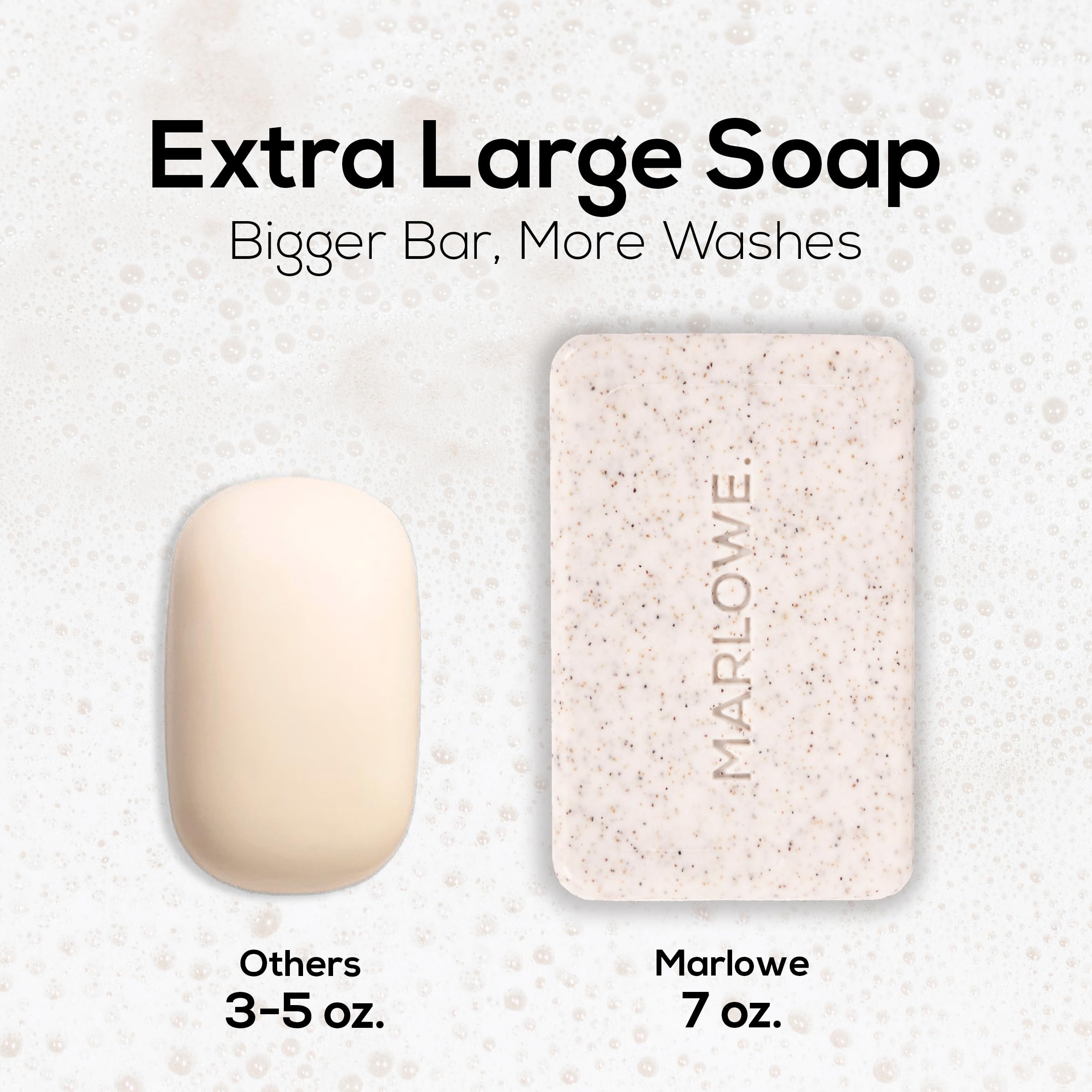 MARLOWE No.102 Hands applying exfoliation during wash.