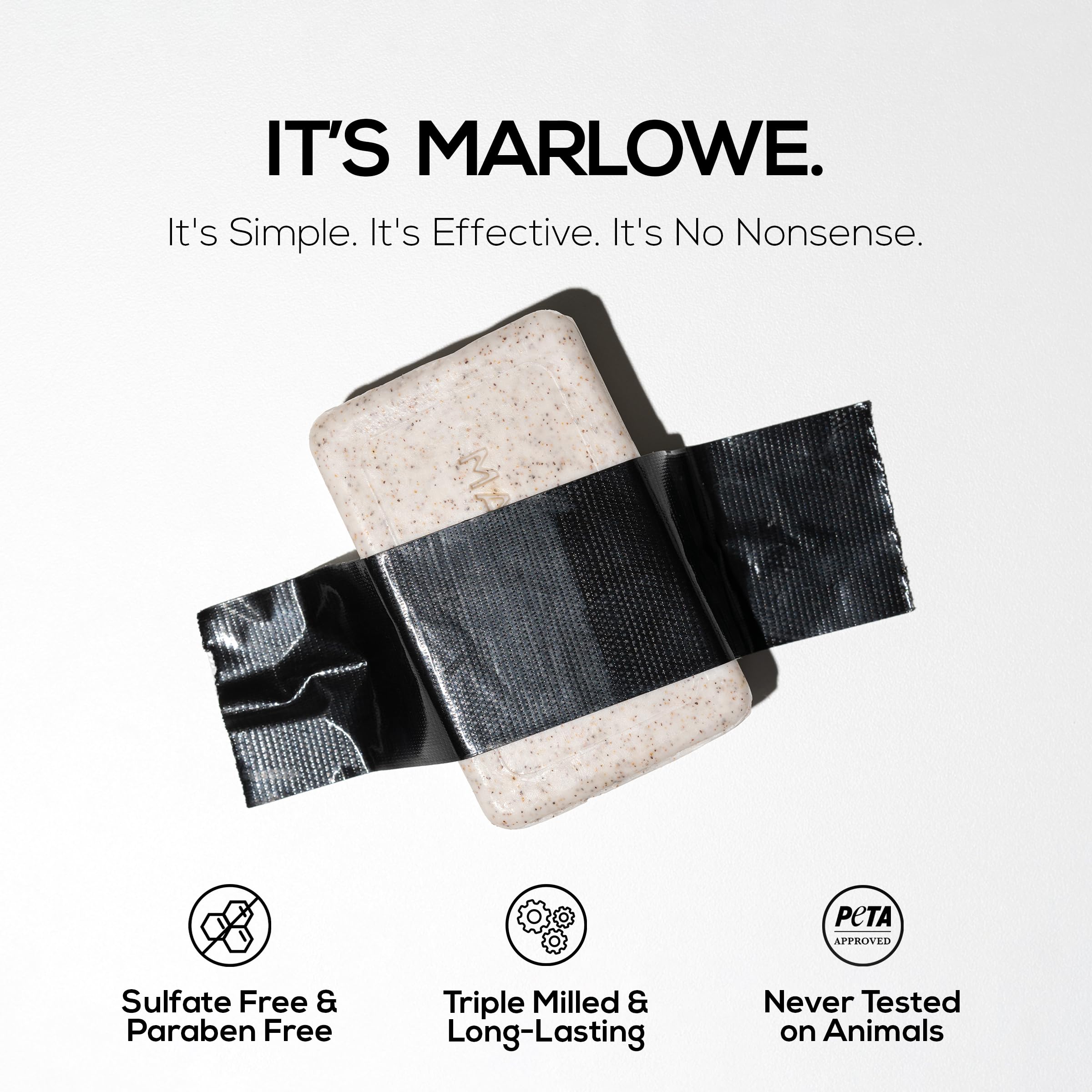 MARLOWE No. 102 pumice and apricot seeds exfoliate rough patches