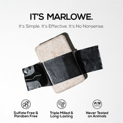 MARLOWE No. 102 pumice and apricot seeds exfoliate rough patches