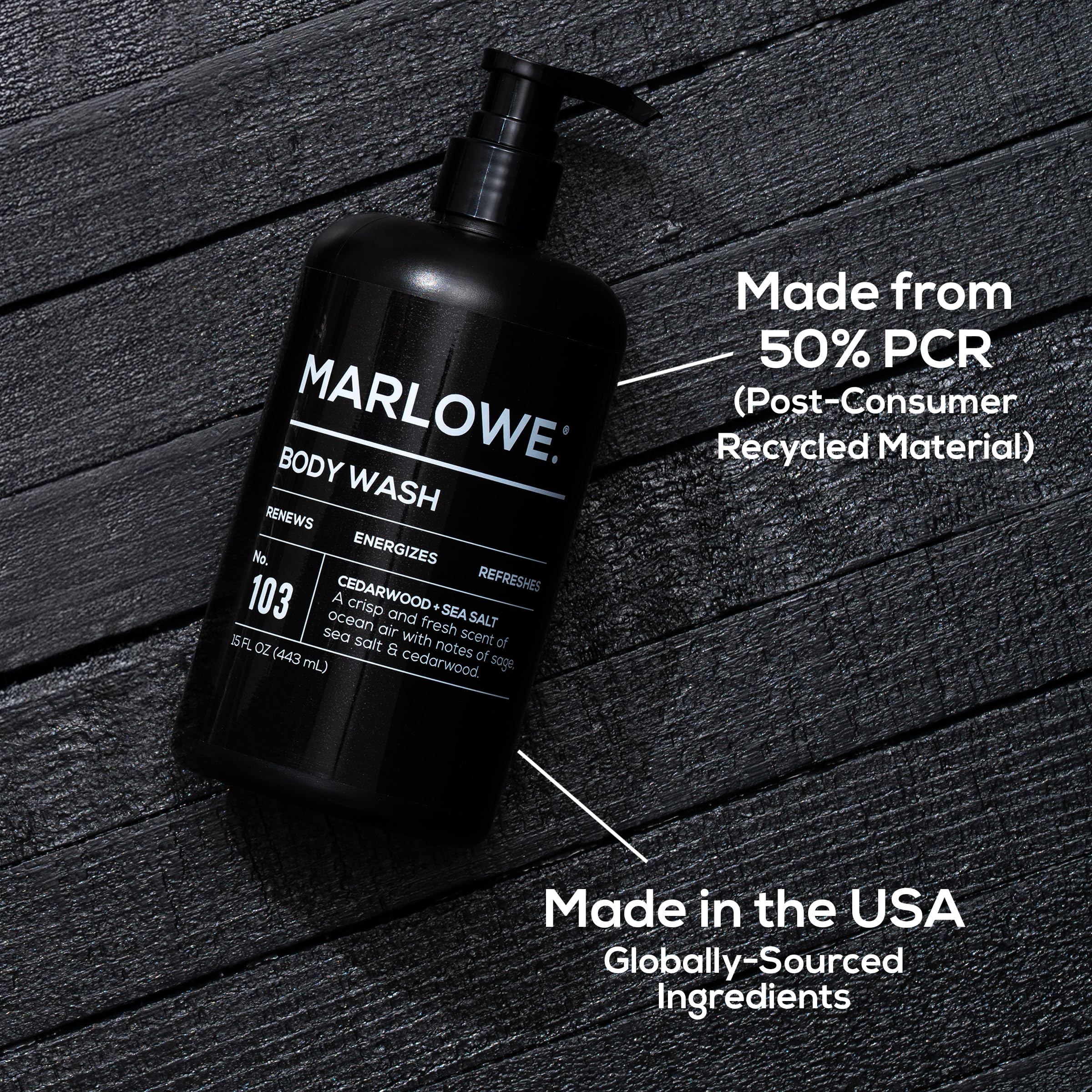 MARLOWE No. 103 Hecho en EE. UU., cuidado responsable
