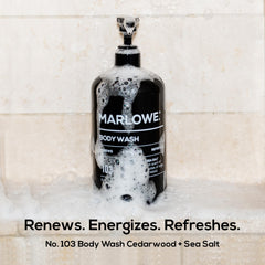 MARLOWE No. 103 Notas cedro y sal marina, aroma revitalizante