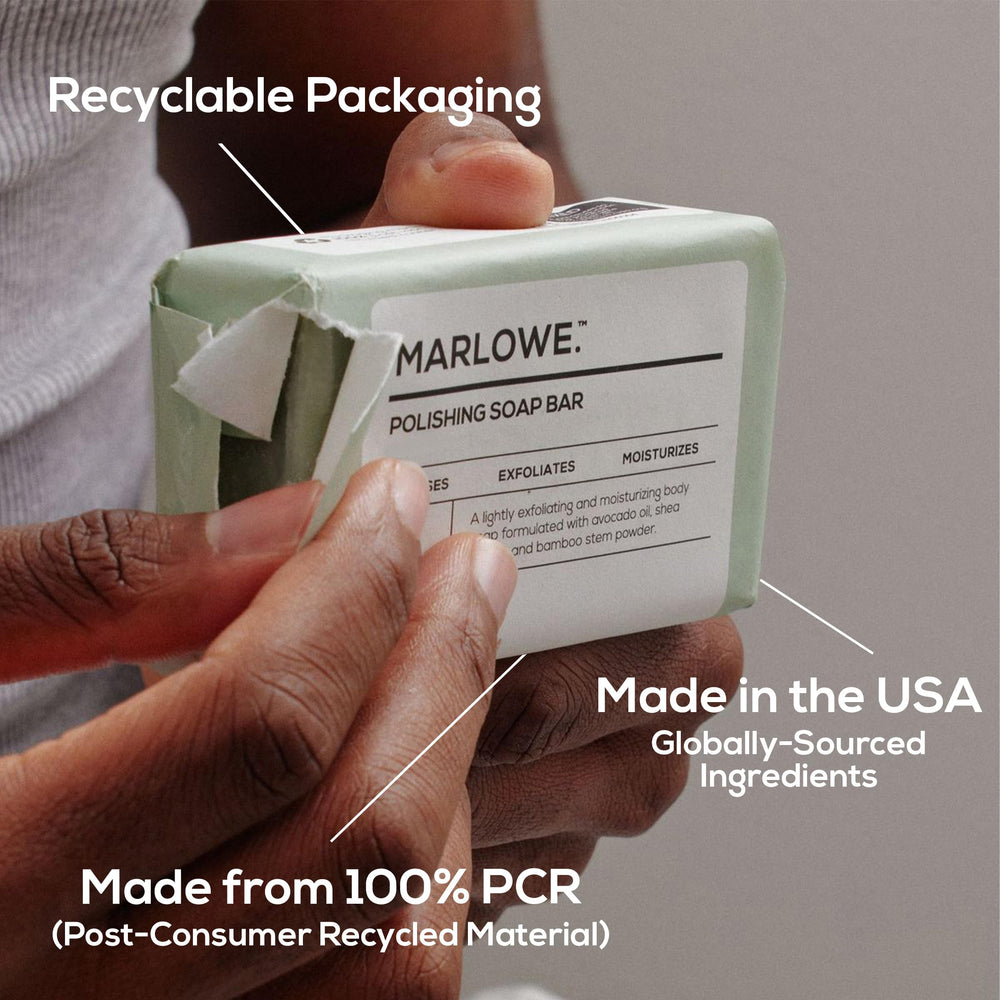 Envase ecológico de MARLOWE No. 108, reciclable y responsable