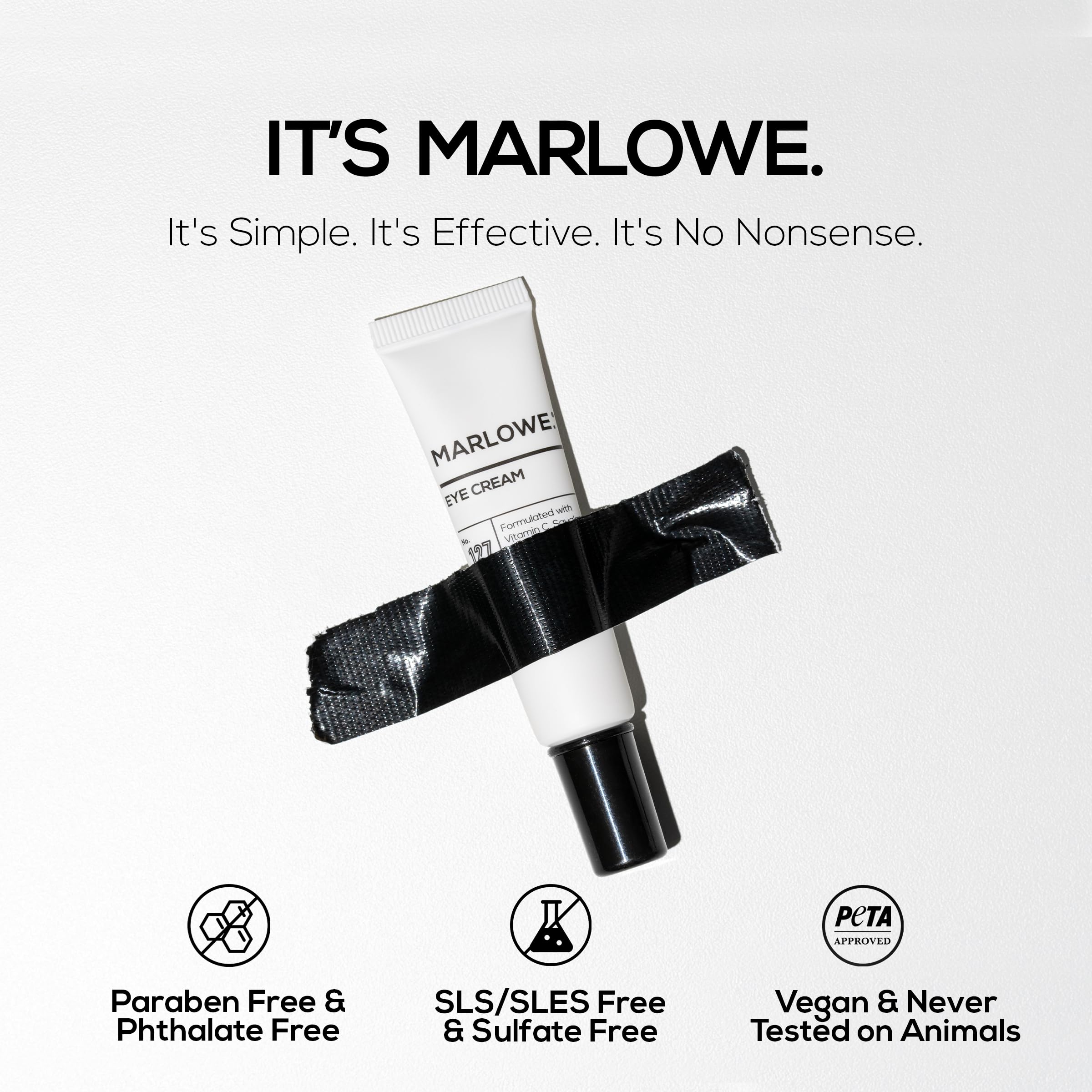 MARLOWE No. 127 squalane moisture closeup on skin.