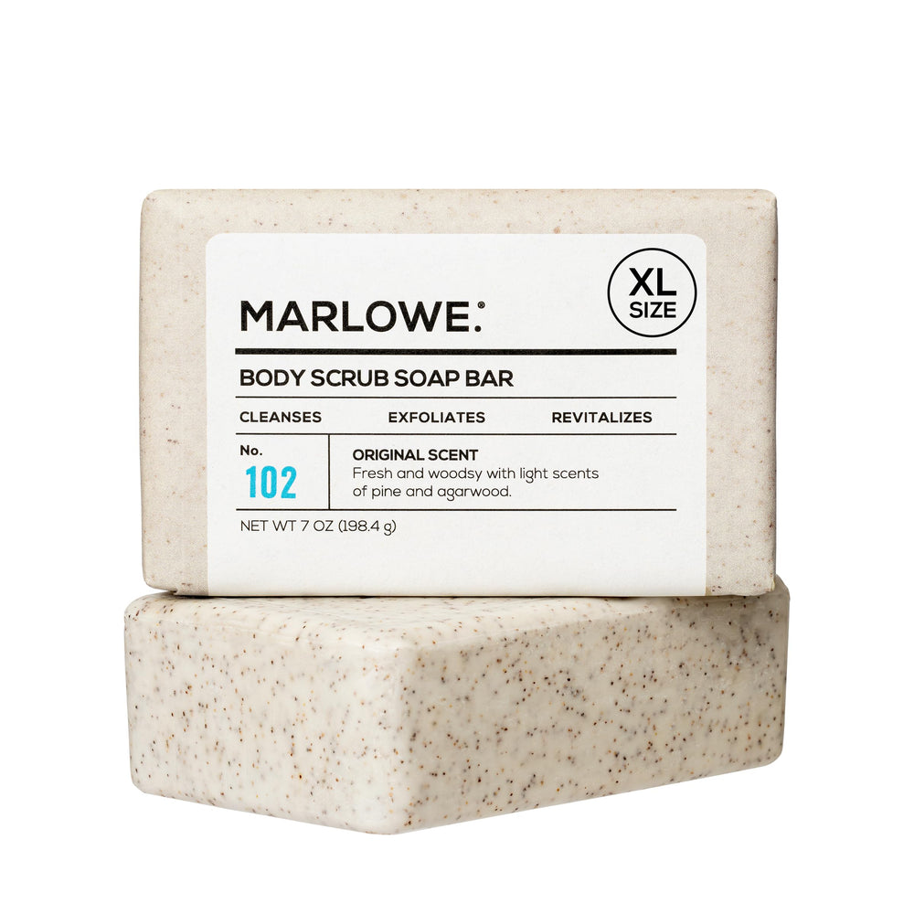 MARLOWE No. 102 jabon exfoliante frente para piel suave