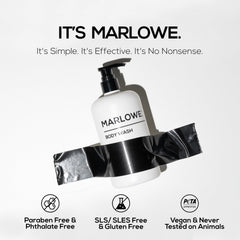 MARLOWE No. 103, etiqueta frontal, transmite calidad y practicidad para el día a día.