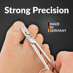 marQus Toenail Scissors with extra-sharp edge deliver clean cuts on tough nails.
