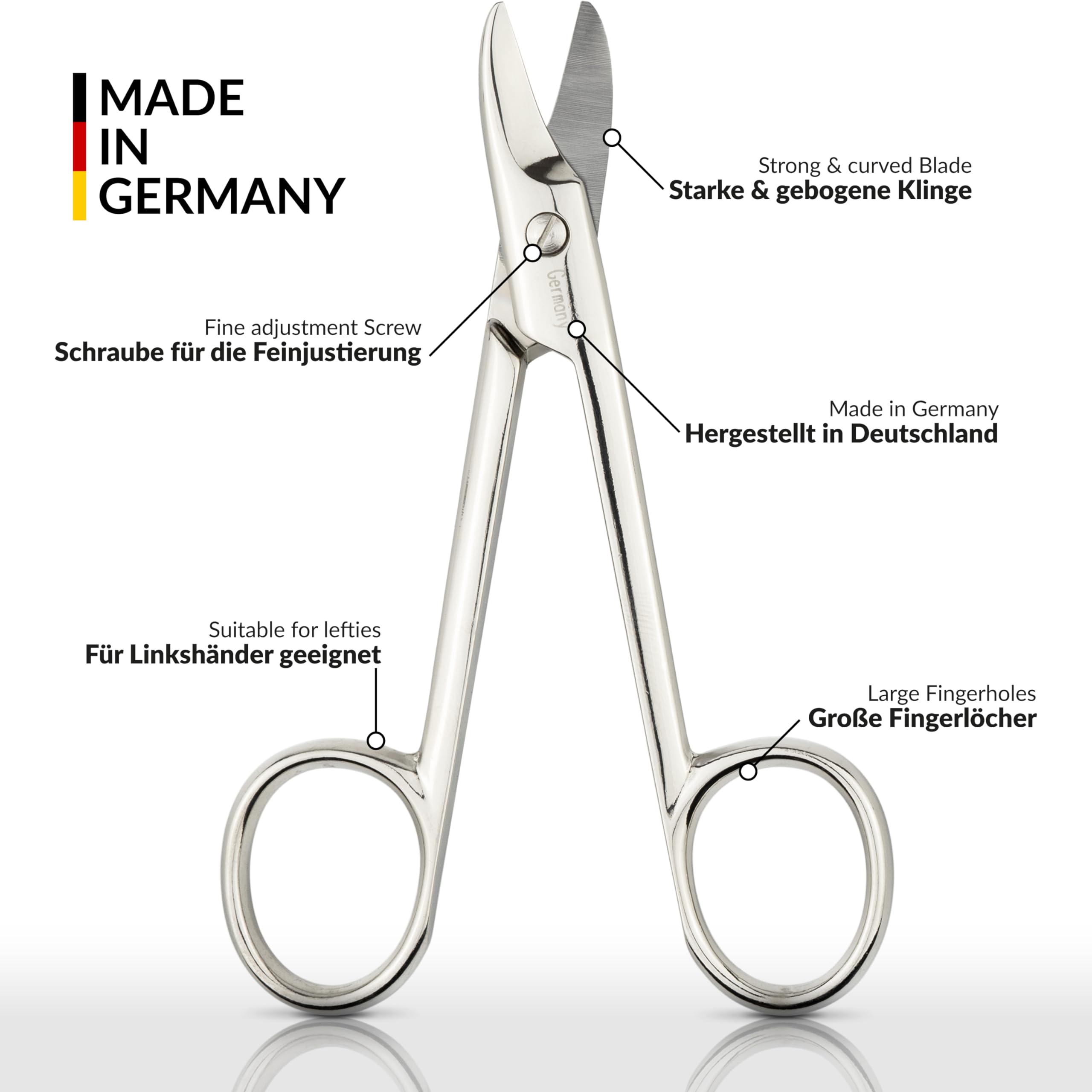 marQus Toenail Scissors are cut-tested and resharpenable for long-term performance.