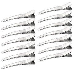 Marrywindix clips plateados de 2,36 pulgadas con cierre resistente para peinados rápidos.