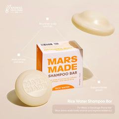 Mars Made Barra Arroz Espuma: espuma cremosa que envuelve el cabello con suavidad