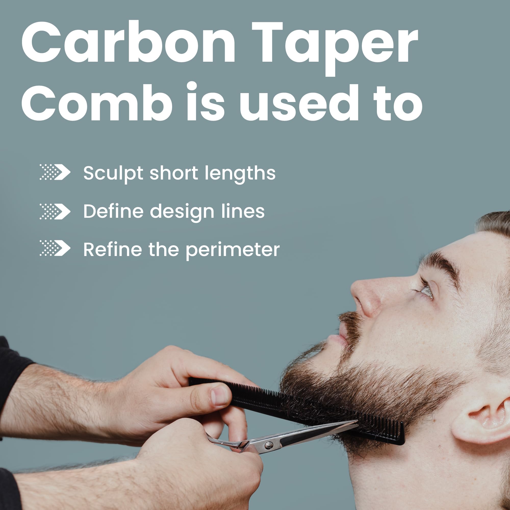 Mars Wellness barber combs with professional-grade taper design for precision.
