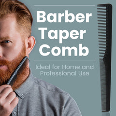 Mars Wellness carbon fiber barber comb, heat resistant for professional sessions.