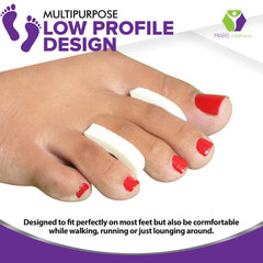 Mars Wellness toe separators for blisters keep toes aligned during wear