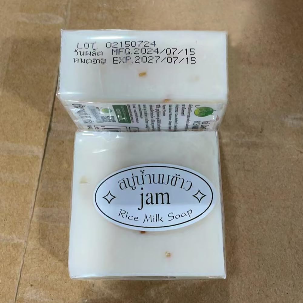 Aplicación fácil y rápida con Jabón de arroz tailandés Maruomiki.