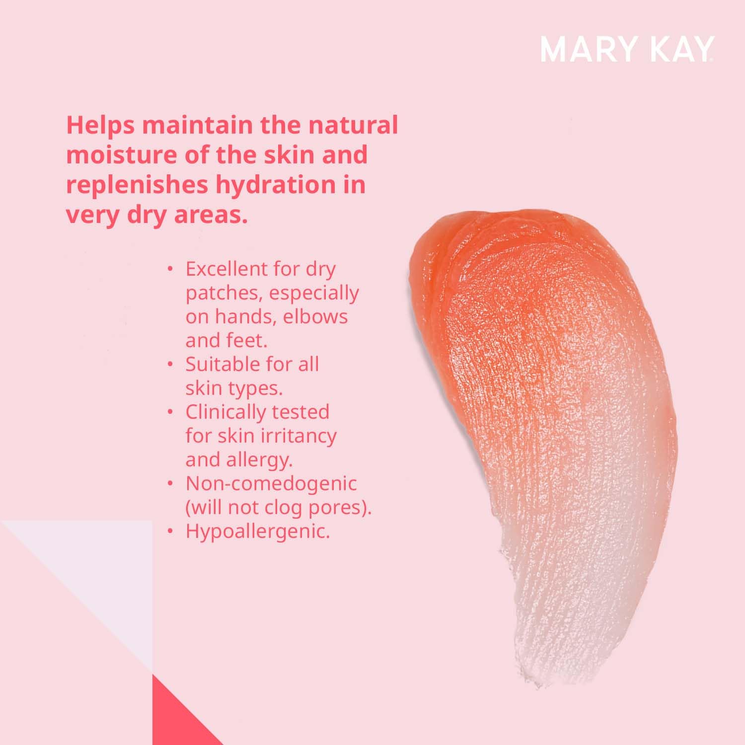 Mary Kay Extra Emollient Night Cream jar side view highlights nourishing hydration for hands and elbows.