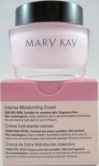 Mary Kay Intense Moisturizing Cream jar showing rich hydration for dry skin.