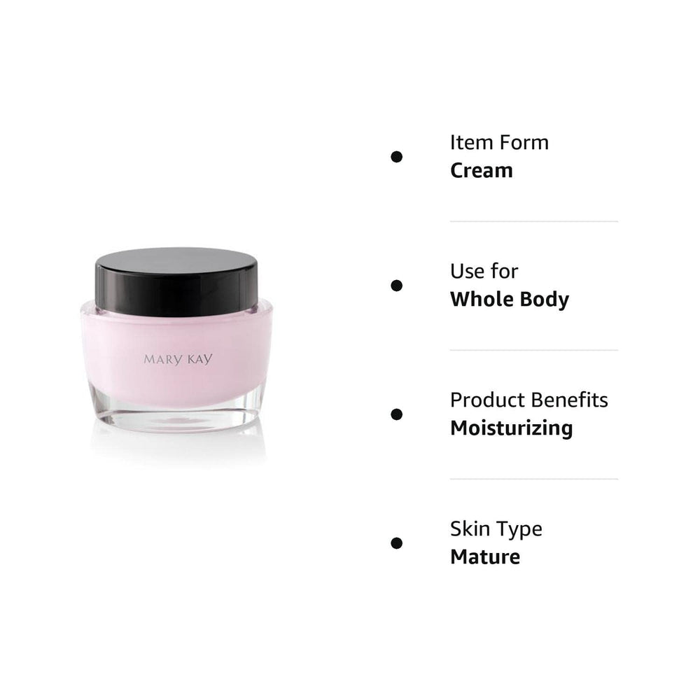 Mary Kay Intense Moisturizing Cream being applied to dry skin for lasting moisture.