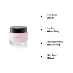 Mary Kay Intense Moisturizing Cream being applied to dry skin for lasting moisture.