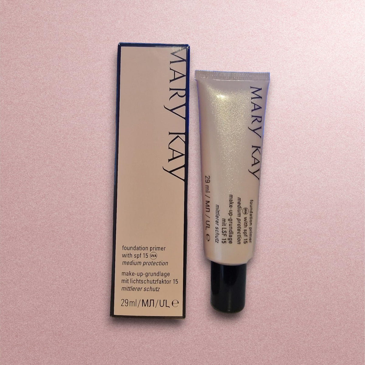 Mary Kay Primer SPF 15 en botella, textura suave para acabado uniforme