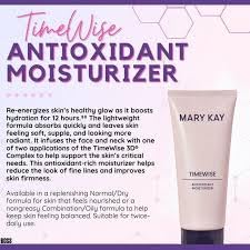 Mary Kay TimeWise moisturizer spreads to feel silky with a matte surface