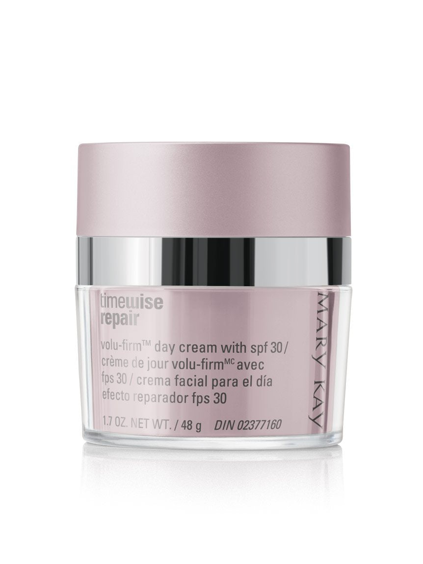 Mary Kay TimeWise Repair Volu-Firm Day Cream with SPF 30 for daily hydration and protection.