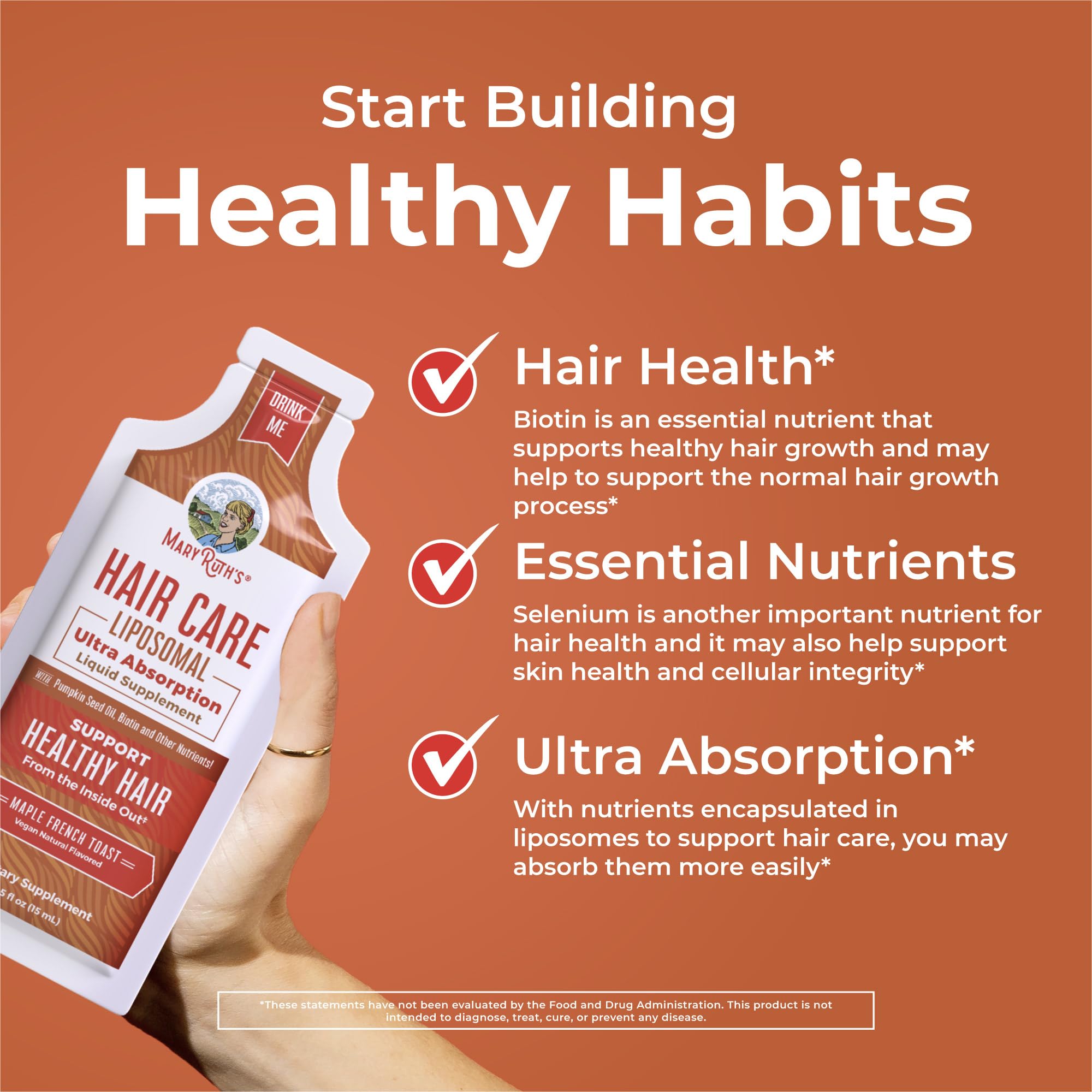 MaryRuths vegan non-GMO gluten-free dairy-free pouch for allergen-conscious use.