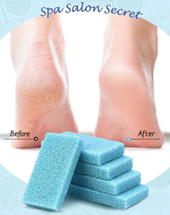 Maryton at-home foot spa setup close-up with blue pads.