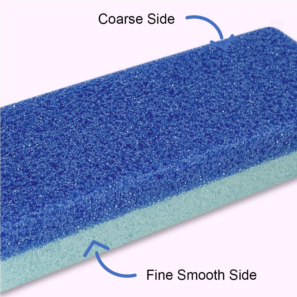 MARYTON foot pumice stone blue pack double-sided exfoliation options.