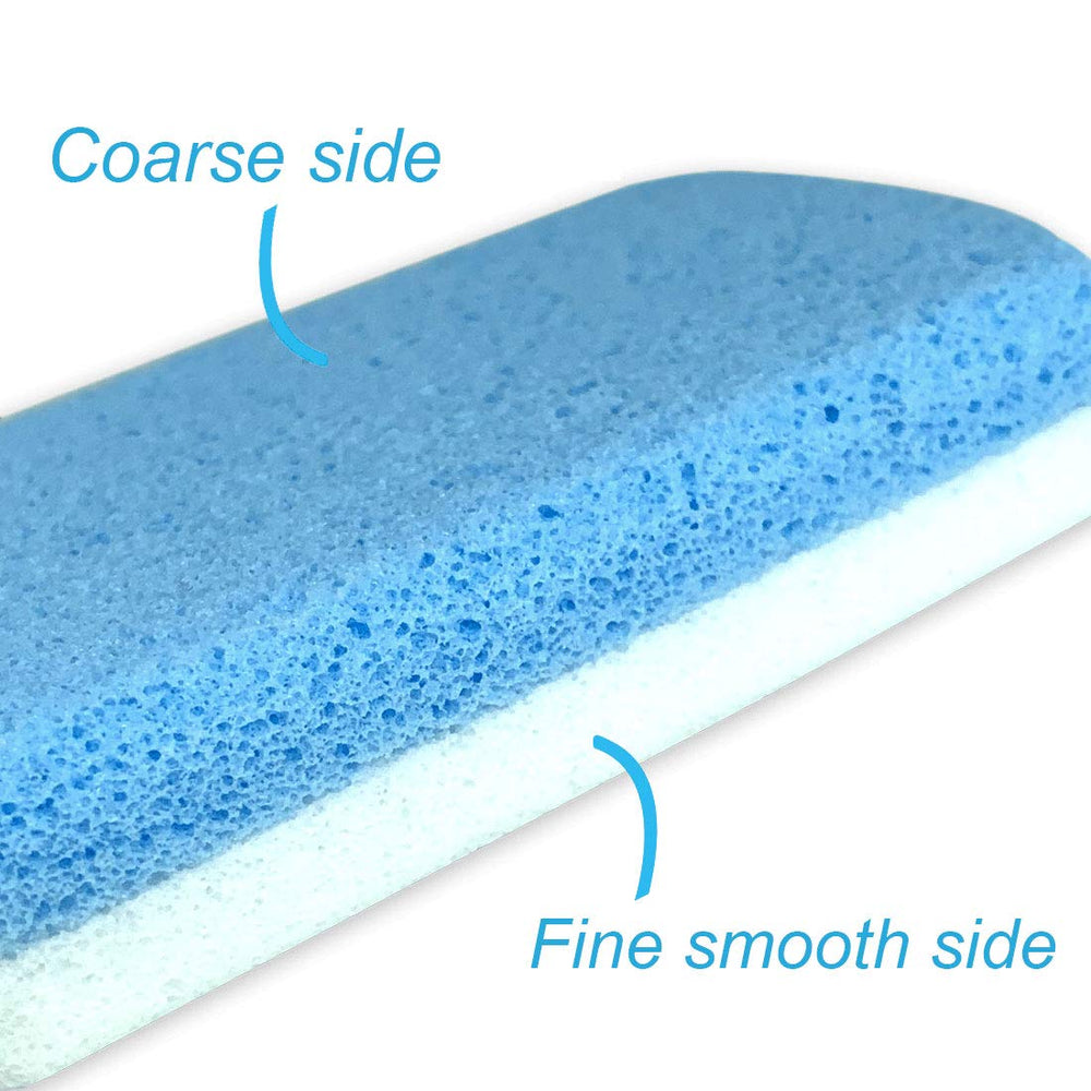 MARYTON glass pumice stone durable design resists shards for long-lasting pedicures.