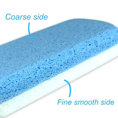 MARYTON glass pumice stone durable design resists shards for long-lasting pedicures.