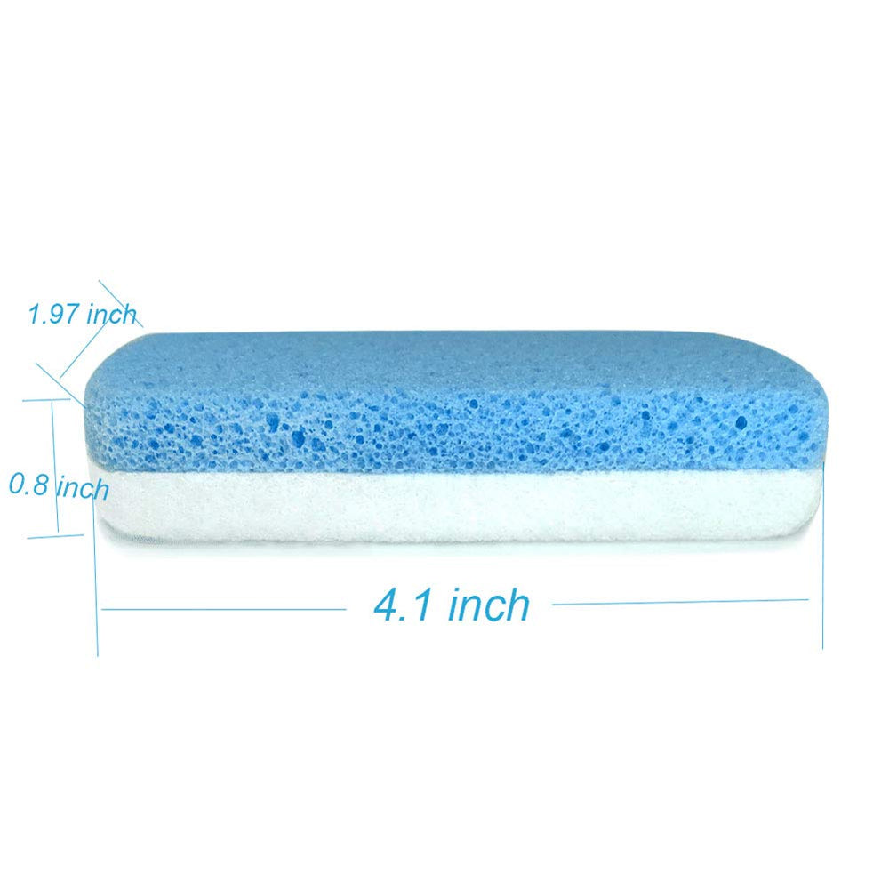 MARYTON glass pumice stone exfoliation side provides precise smoothing for rough areas.