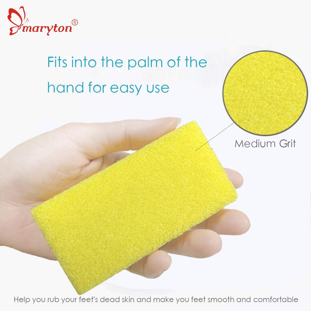 Maryton Pumice Sponge delivers consistent foot care results for smooth feet.