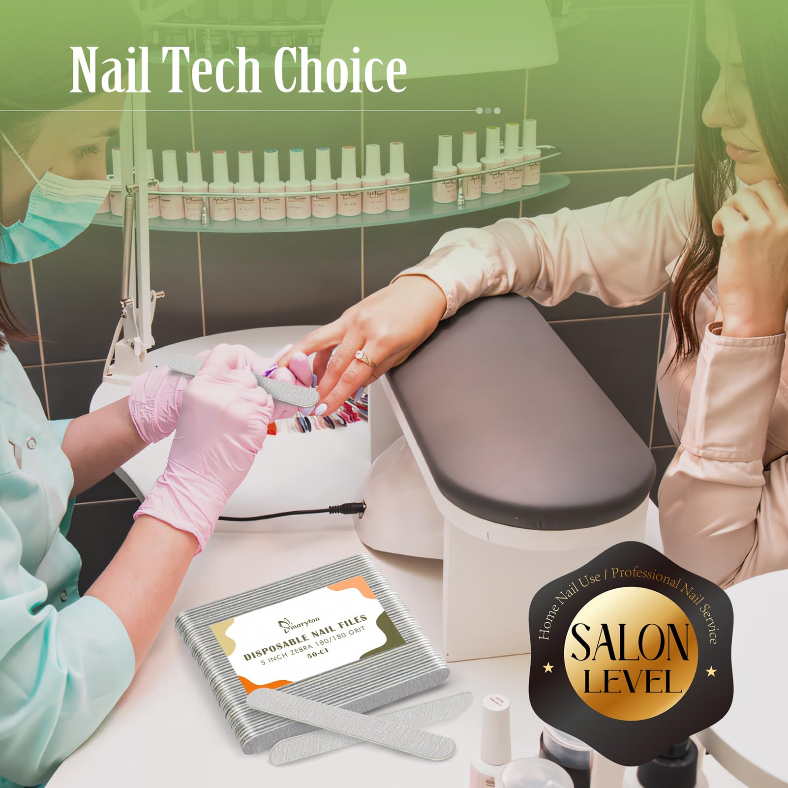 Maryton salon professional nail files designed for efficient client-ready results.