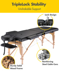 Masajeo 5cm foam cushion supports comfortable sessions