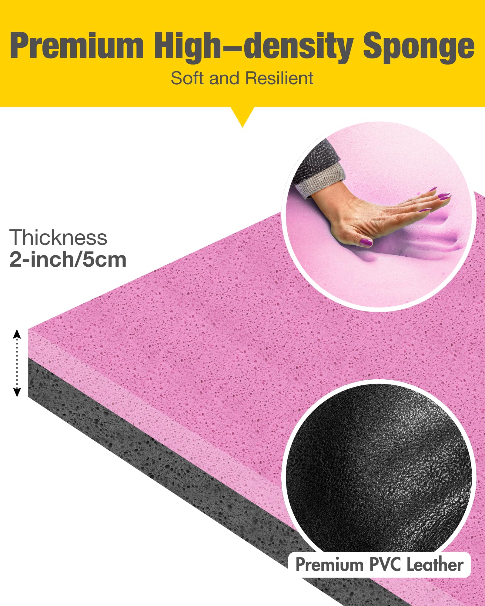 Masajeo pvc leather surface waterproof and easy to clean for daily use
