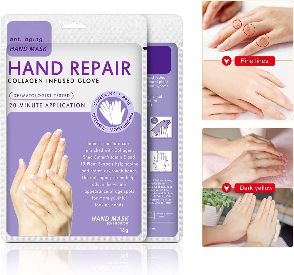 Mascarilla para manos Lavanda: reparación de piel seca y áspera