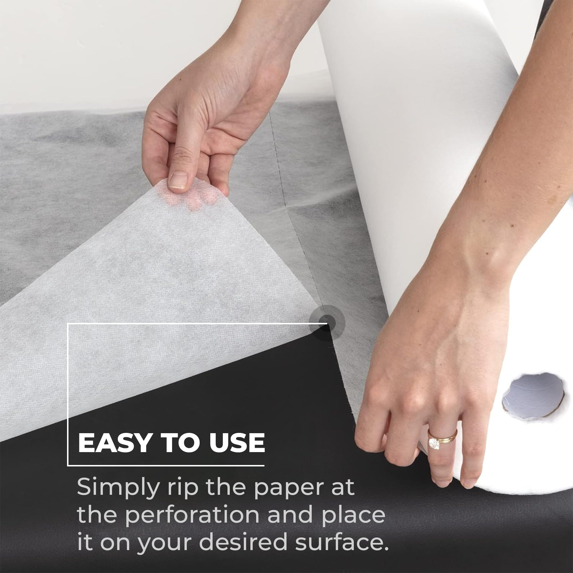 MASERTIO easy-tear perforated sheet saves time between clients