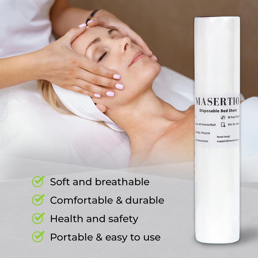 MASERTIO versatile sheets for spa, tattoo, and waxing tables