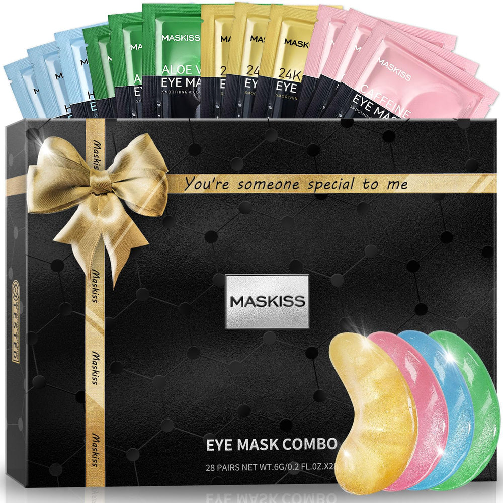 Maskiss parches ojos 4 colores, para un aspecto más radiante tras la mañana