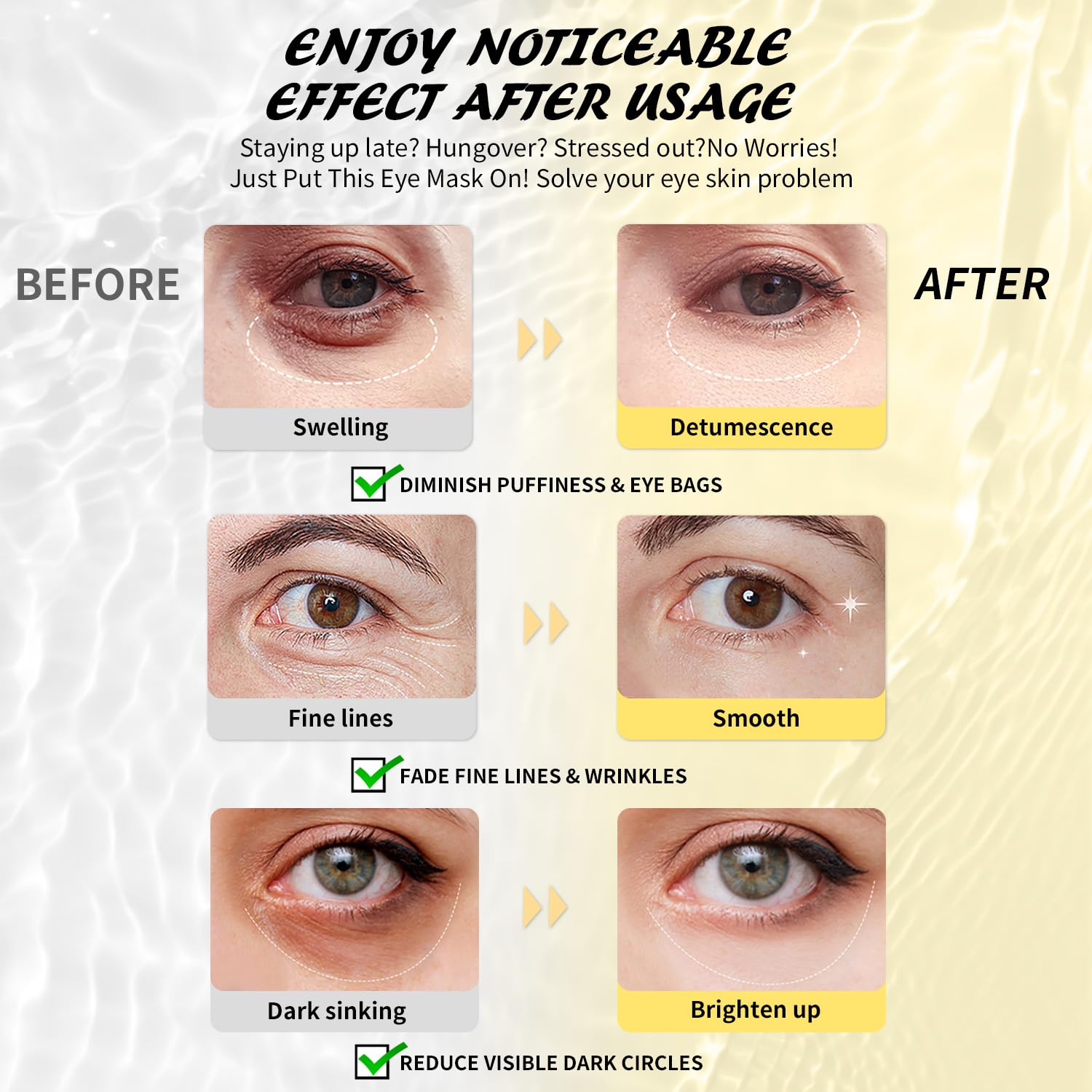 Maskiss parches ojos adherencia comoda: se ajustan fácilmente sin irritar