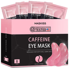 Maskiss parches ojos cafeina, 8 pares, pensado para despertar la mirada.
