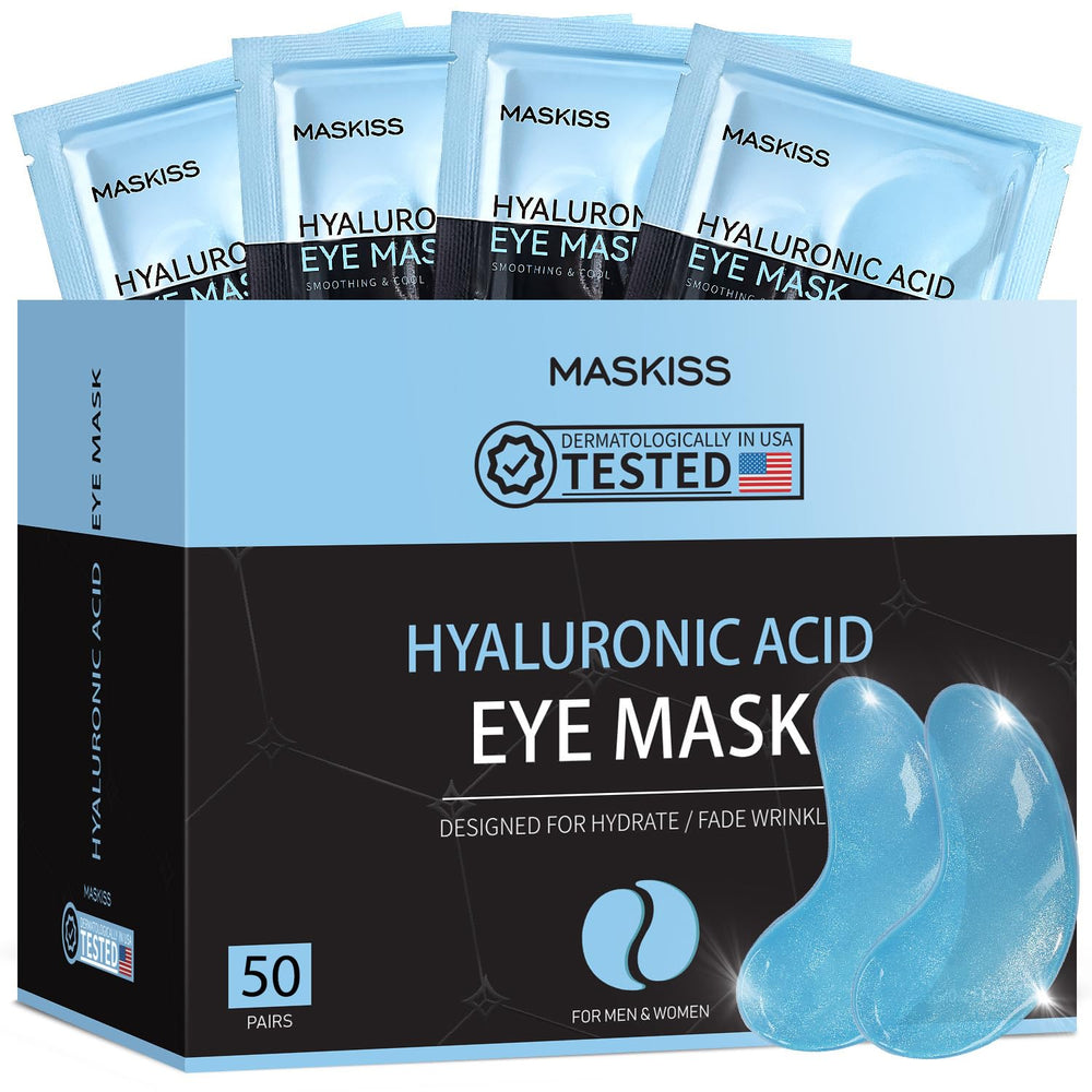 Maskiss Under Eye Patches jelly texture close-up for hydration and smooth skin