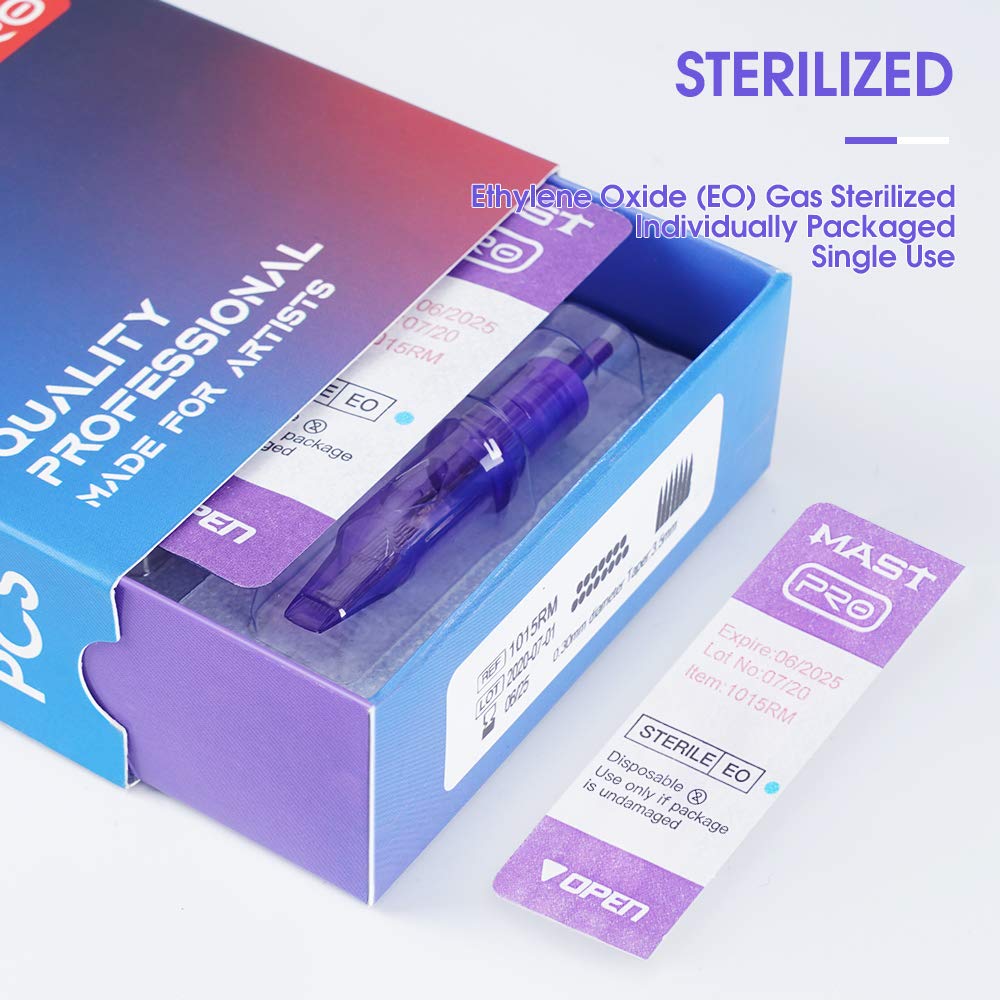 Cartuchos Mast Pro con diseño claro para observación del estado