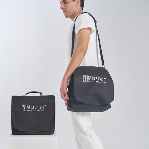 Master Massage black nylon bag enables easy transport and storage.