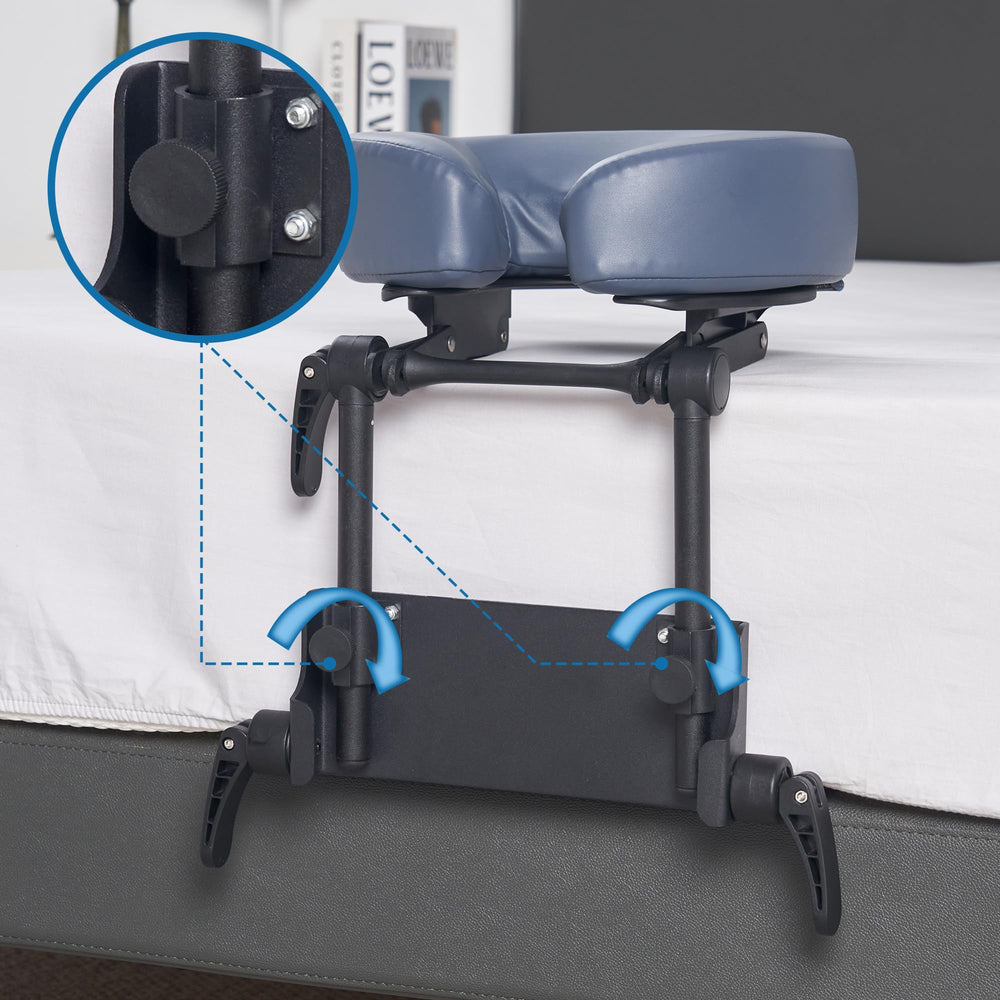 Master Massage lightweight aluminum frame weighs about 4.8 pounds.